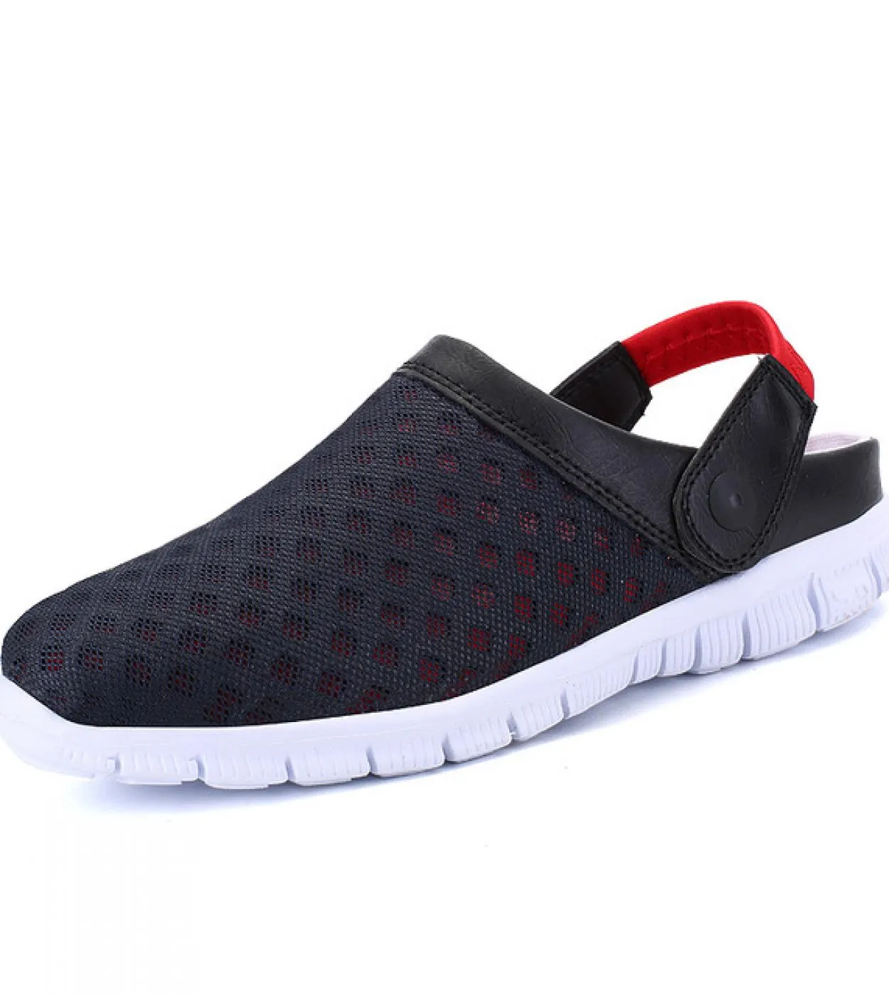 Summer men's breathable outdoor half slippers designer slip-on mesh sneakers