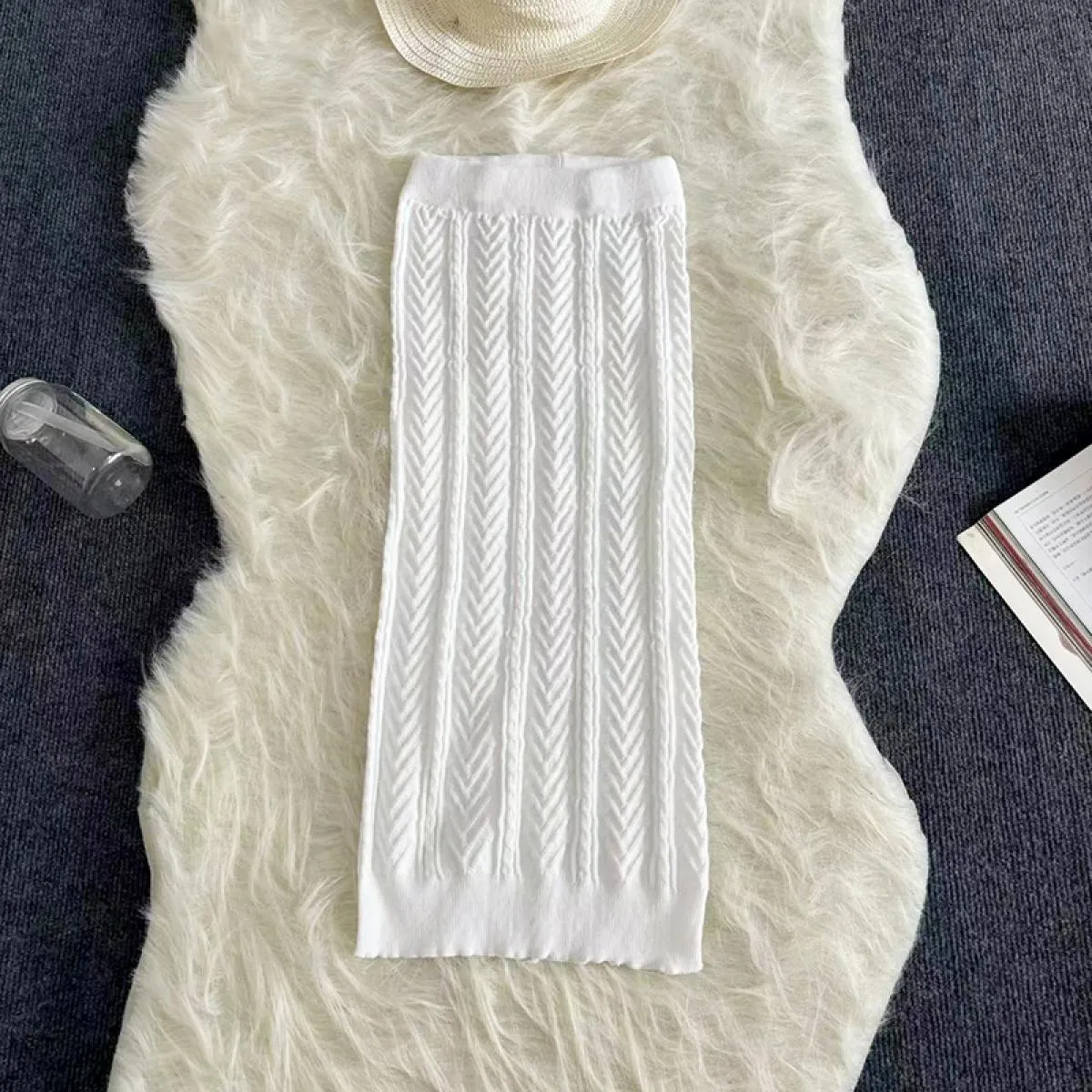 Thin Knit Solid 2024 Summer Strapless Padded Cami Mini Dresses Elastic