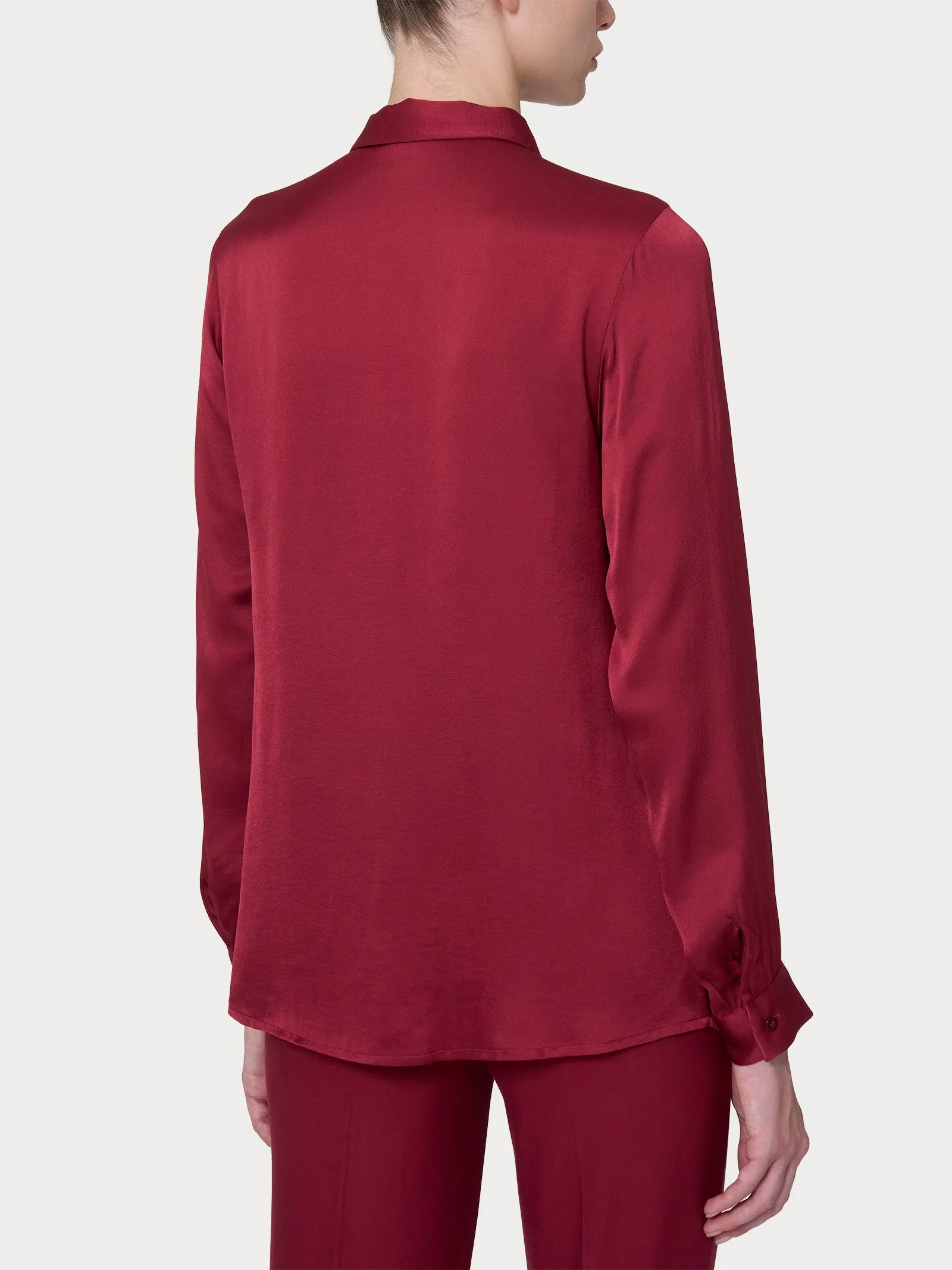 Tibetan Red EcoSilk Shirt