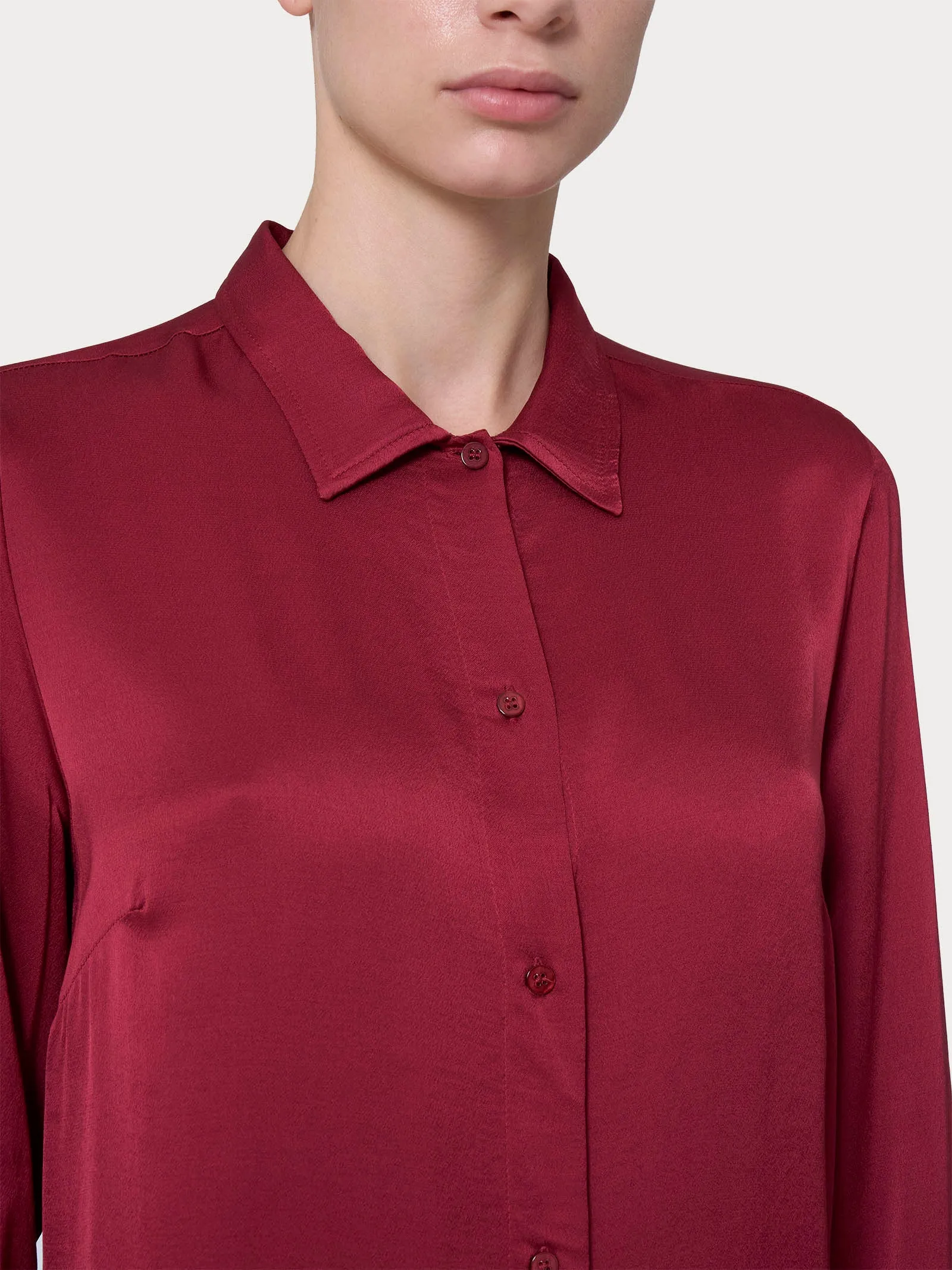 Tibetan Red EcoSilk Shirt