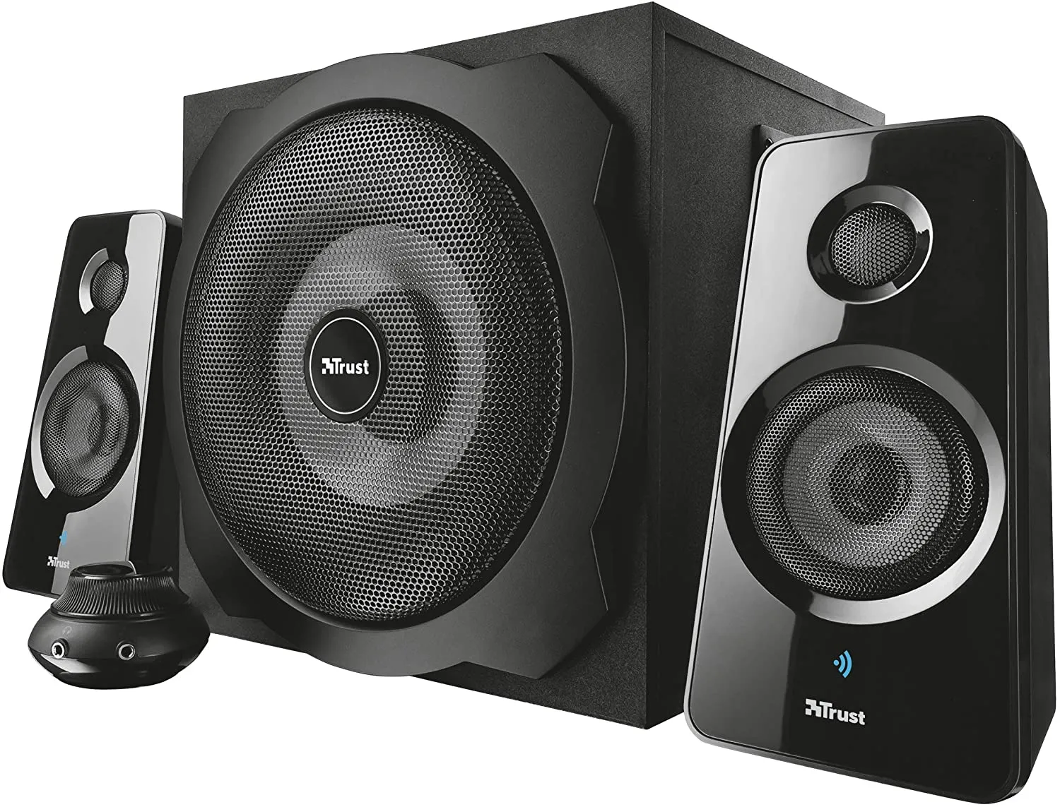 Trust Tytan 2.1 Speaker Set with Subwoofer, Energy Saving, Standard, Black