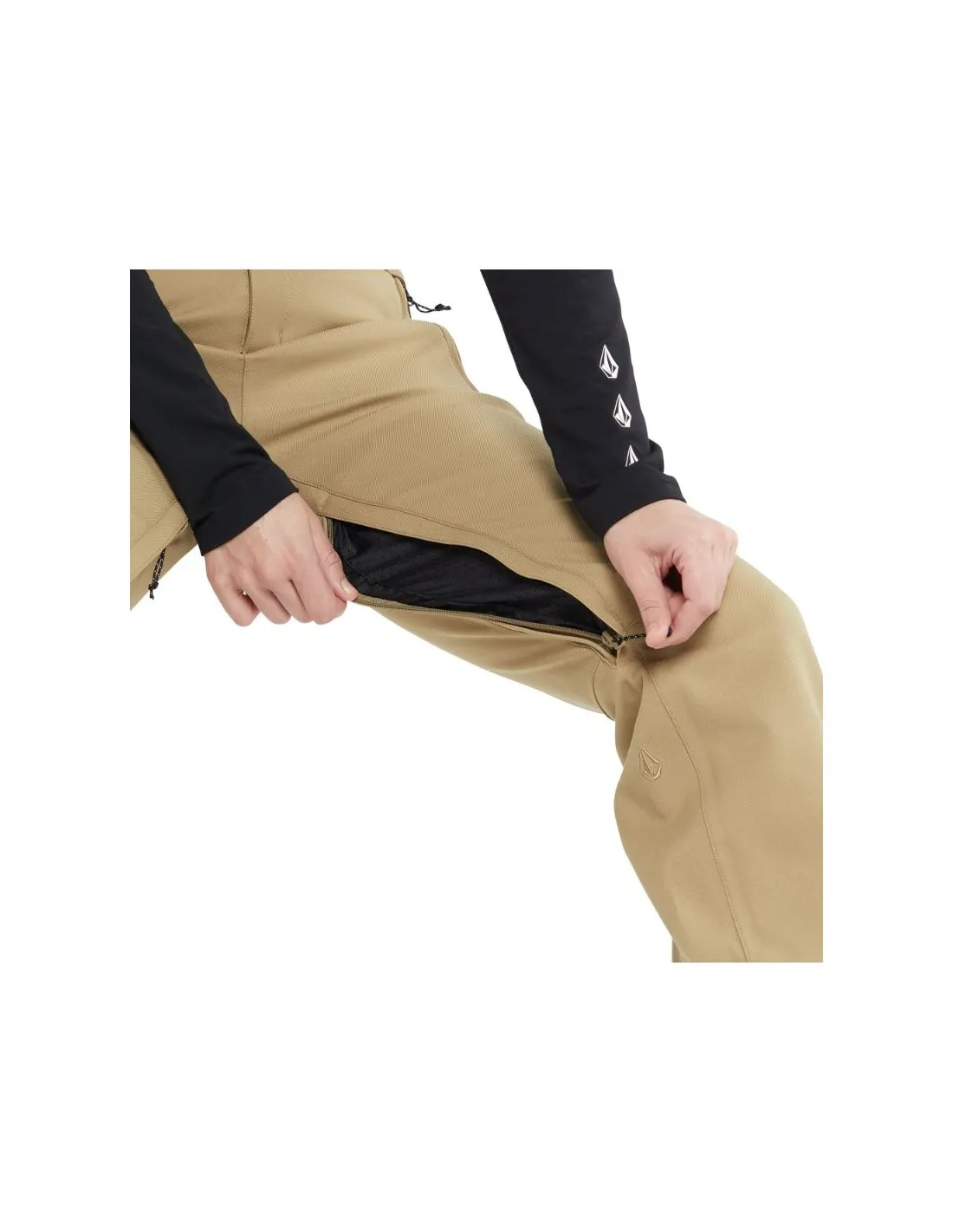 Volcom Species Stretch Pant Dark Khaki Ski Pants