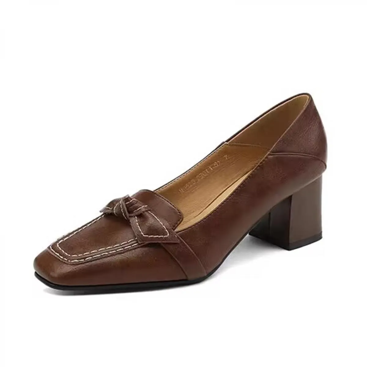 women's medium heel sandals sturdy autumn 2023 square toe pumps designer dress shoes