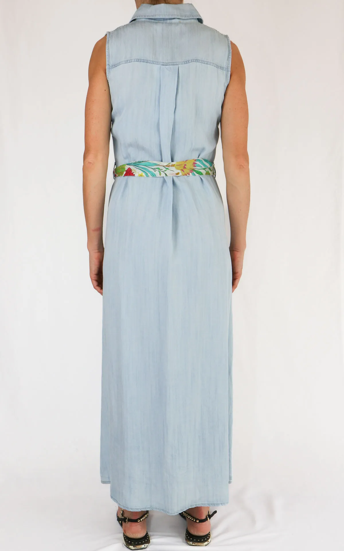 Wu'Side - Tencel shirt dress - Light denim